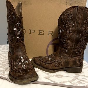 Toddler girl sz 11 cowboy boots